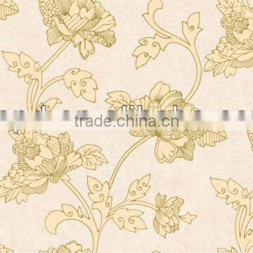 Classic big flower wall covering with high quality