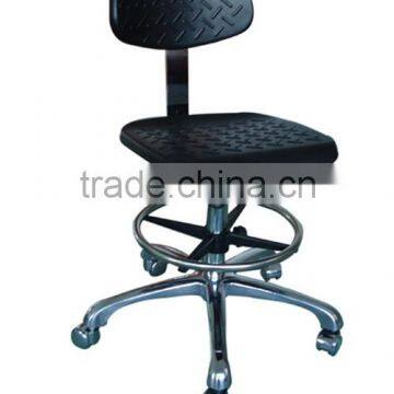 PU Foamed Cleanroom ESD Antistatic Chair With Footring