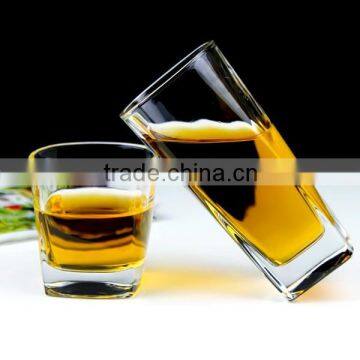 Glass cup,old fashioned glass tumbler,square glass