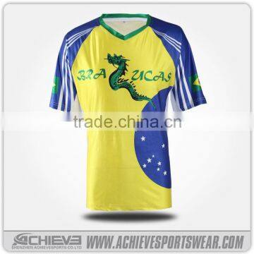 Wholesale Sublimated Football T-shirt, Custom Soccer Jersey 2016 photo-3