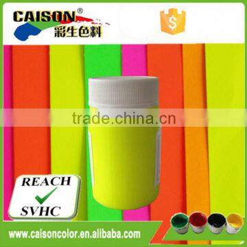 China supplier Fluorescent lemon yellow pigment paste for tinting and coating