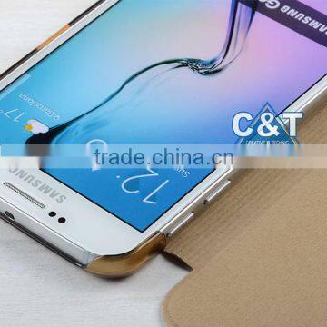 C&T Luxurious Gold Premium PU Leather PC Hard Shell Wallet Skin Hybrid Cover for Samsung Galaxy Note 7 photo-6