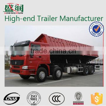 China manufacture side tipper truck trailer