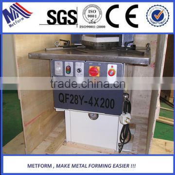 Angle Cutter Hydraulic Cutting Corner Notching Machine For Cooking Utensils Manufacture Sheet Metal