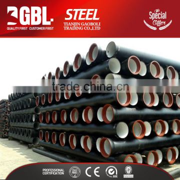 china supplier iso2531 c40 ductile iron pipe weight per meter