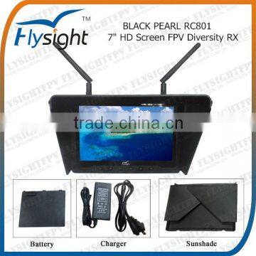 D760 5.8GHz 32CH 7" LCD Wireless Diversity Receiver FPV Monitor for Drone RC Helicopter