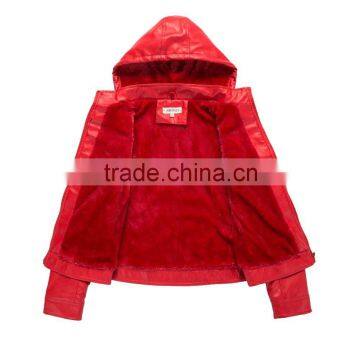 New Style Quilting Jacket Customized Women's PU Leather Jacket photo-3