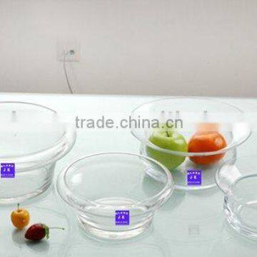 modern fruit glass bowl