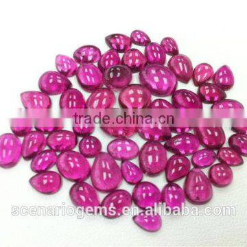 #CNZZ Natural Multi-Shape Cabs Loose Gemstone Rubellite Cabochon