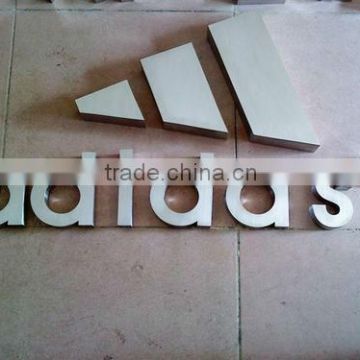 Illuminated Stainless steel letter,stainless steel 3D letter,Brush decorative metal letters