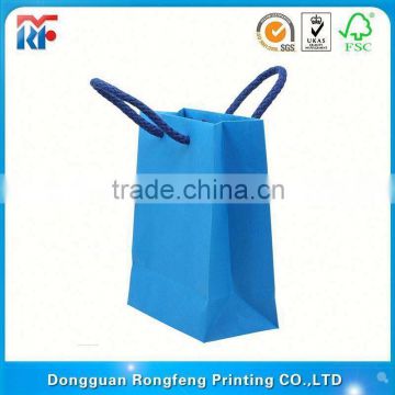 satin handle art paper bag