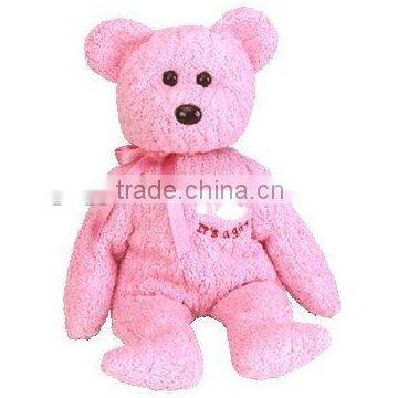 plush soft baby pink teddy bear toy