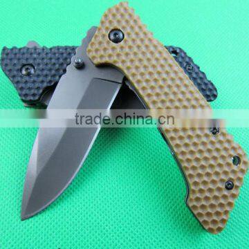 OEM hotsell G10 Pocket knife marking Chinese knife UDTEK01411