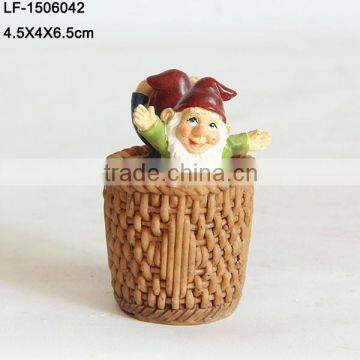 Mini handmade resin garden gnomes wholesale