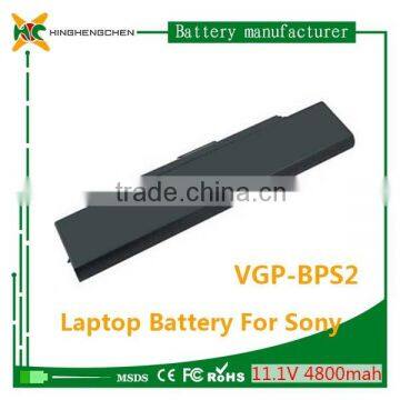 laptop battery for sony bps2 11.1v 4800mah VGP-BPS2,VGP-BPS2A