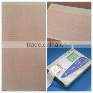 12-Channel ECG Paper / 215mm*280mm-200P Z fold electrocardiograph paper for GE