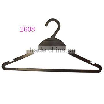 Plastic disposable clothes hanger wholesale