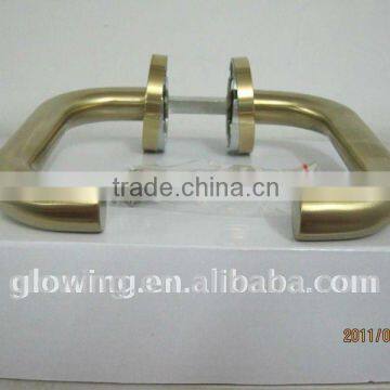 HL001 Stainless Steel Tube Lever Type Industrial Door Handle photo-2