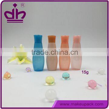 15ml empty plastic bottles cosmetic sample container for liquid