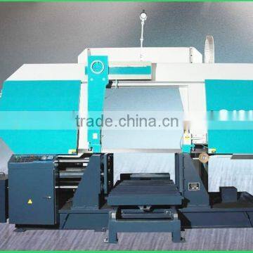 Double square column gantry style metal band saw