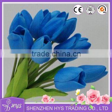 Artificial Tulips Bouquet Blue Tulip Flowers Decorative Artificial Flowers Making