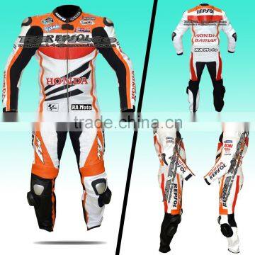 custom leather motorcycle suit
