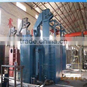 Dustless hook type shot blasting equipment