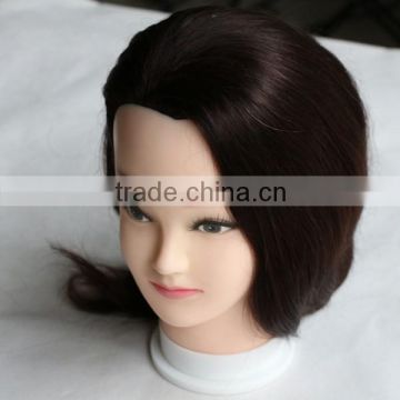 Factory Price Wholesale Training Doll Head for Training School/Salon, 100% Human Hair Training Doll Head