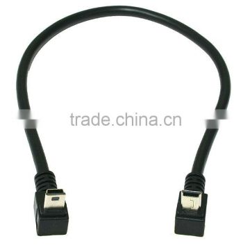 Right angle Mini USB angle R7 plug to Mini USB angle R-10 plug