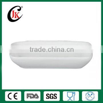 Unique Small White Ceramic Salad Bowl photo-2