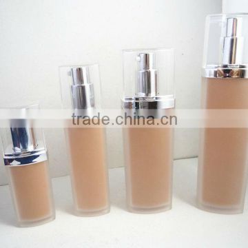 square cosmetic bottle with PMMA material