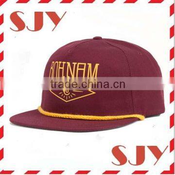 Customize Snapback Hats Flat Brim Two-tone Fitted Sports Hats photo-4