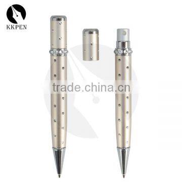 KKPEN Promotional Aluminium Cheap Perfume Ball Pen With Crystal photo-4