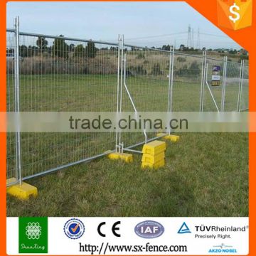 Hot dipped galvanized Plastic Coated Iron Wire Frame temporary fence for Australia