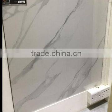 white marble glaze full polished tile from zibo China