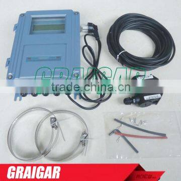 Fixed Ultrasonic Flow Meter TDS-100F DN15-6000mm Wall-mount Outside the Clip-on Digital Flowmeter photo-1