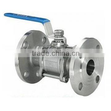 Flange Stainless Steel Three Piece Ball Valve