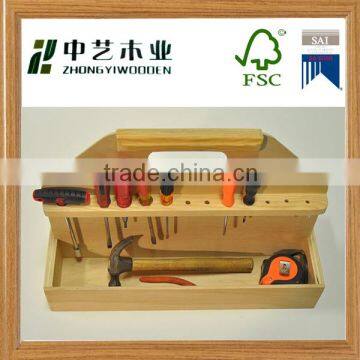 Cheap strong customized high quality delicate wooden tool display box holder