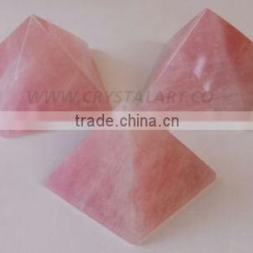 PINK ROSE QUARTZ BIG SIZE PYRAMID