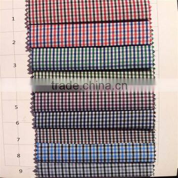 China wholesale check design yarn dyed shirting fabric