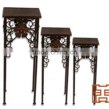 wrought iron plant stands