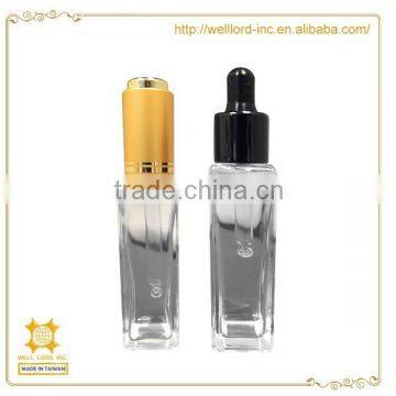 Travel use elegent mini essential oil glass dropper bottle