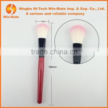 Alibaba best seller free sample pink synthetic hair cosmetic blush brush with OEM custom logo