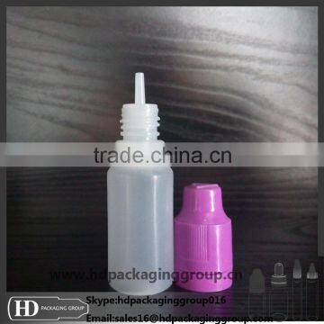 10ml plastic dropper bottle with child proof and tamper proof cap poof bottle ldpe