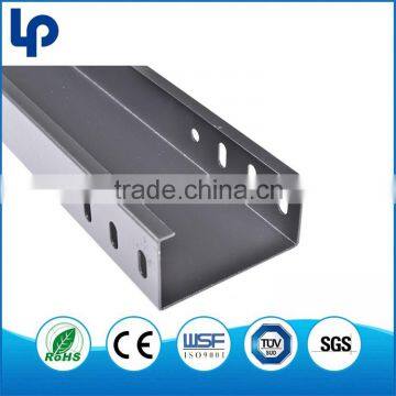 Solid Electroplated Mobile Cable Tray , Cable Tray Supports
