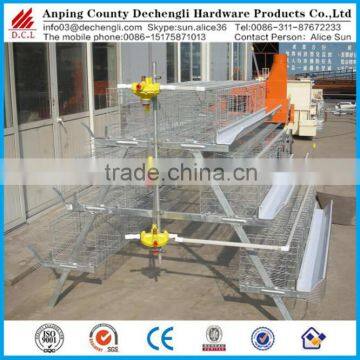 galvanized welded wire chicken cage/breeding hen cage