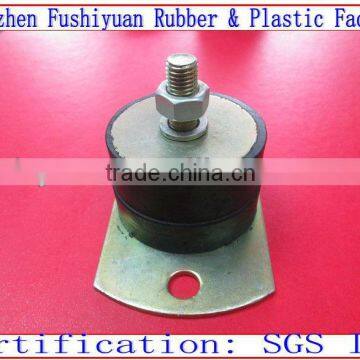 1" 2" 3" 4" engine damper rubber Vibration M damping mounts with galvanised oval base vibration absorbing mounts