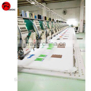 Multi-head embroidery machine with chenille embroidery function