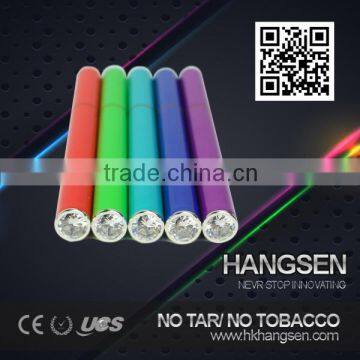 Hangsen provide OEM 500 puffs portable e-cigarette womon smoking metal e-shisha