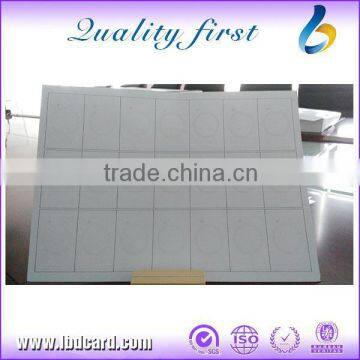 3*7 / 4*8 / A4 Sheet RFID Inlays with LF / HF / UHF Chip